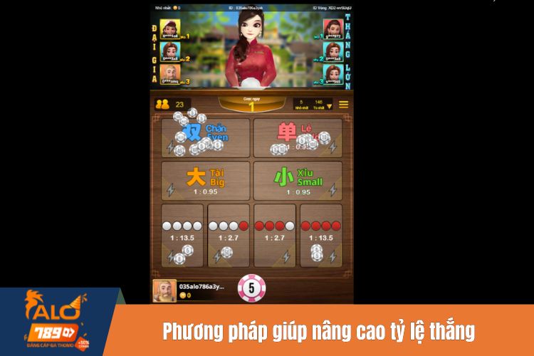 Các phương pháp giúp nâng cao tỷ lệ thắng trong xóc dĩa