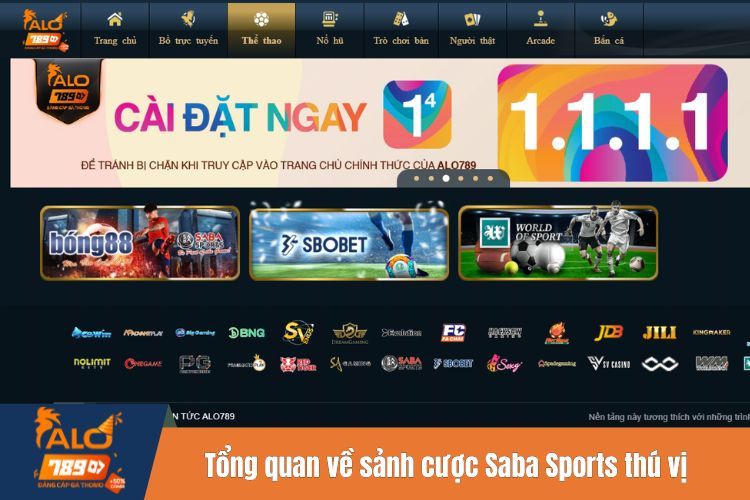 Tổng quan về sảnh cược Saba Sports thú vị